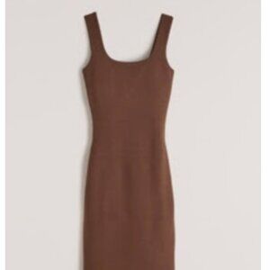 Abercrombie & Fitch 90s Ribbed Mini Sweater Dress